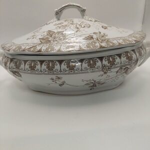 Alfred‎ Meakin Gravy Boat Sauce Boat Parisian Granite Rosaline Pattern England